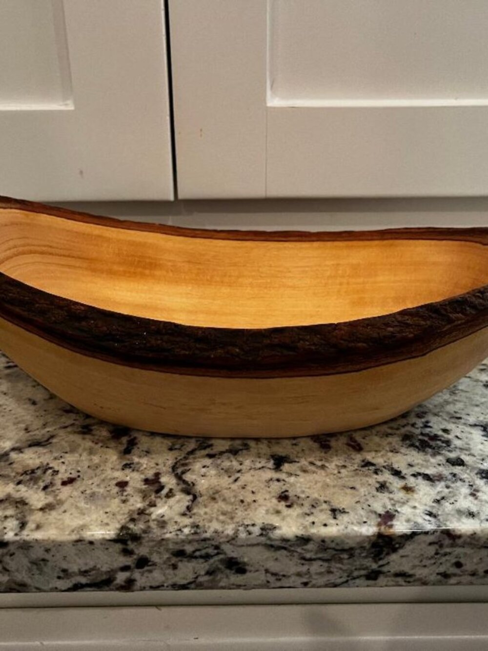 Oval Wood Bowl